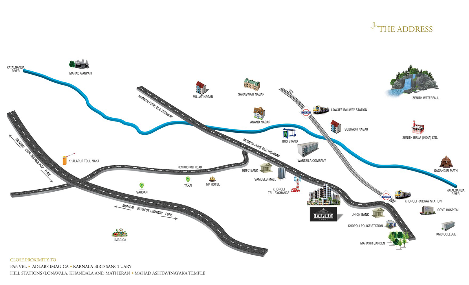 Unimont Empire location map
