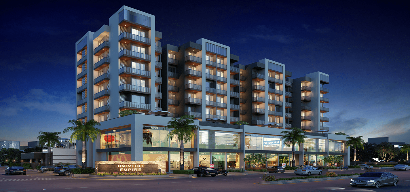 Unimont Empire view at night